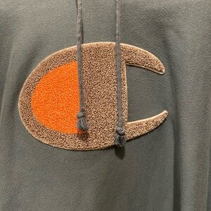 Champion Green Reverse Weave Hoodie